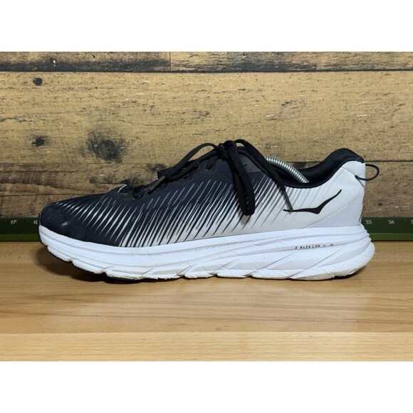 ?Hoka One One Rincon 3 Running Shoes Mens Size 12 Black/White Athletic Sneaker main image 5